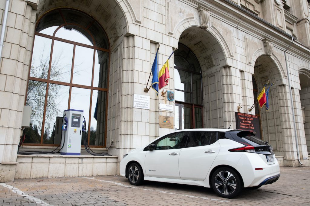 The Nissan LEAF is the brand's electric hatchback.