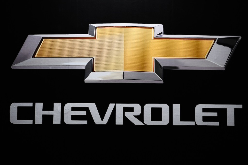A photo of the Chevrolet logo.