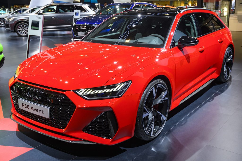 The Audi RS6 Avant is the fastest station produced by the German carmaker.