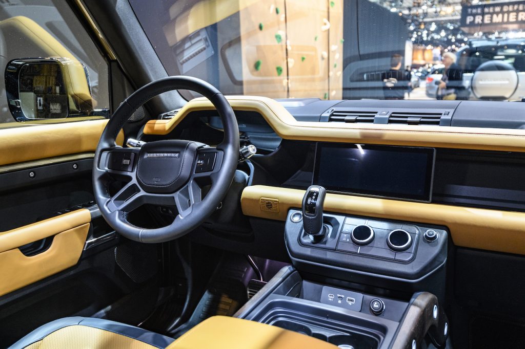 The Land Rover Defender is the brand's newest off-roading SUV.