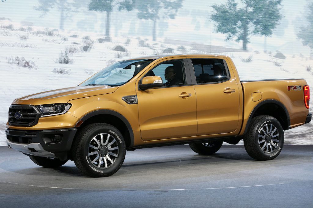 The Ford Ranger is a small but capable pickup truck.