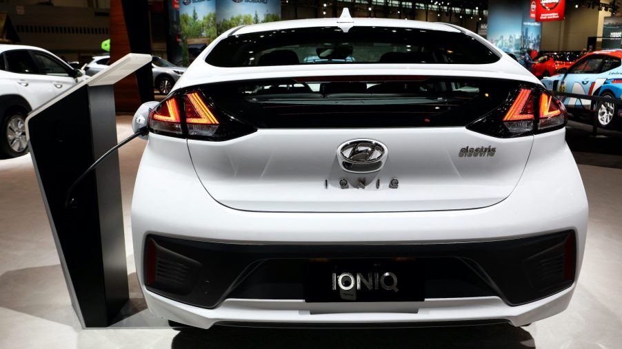 2020 Hyundai Ioniq Electric is on display at the 112th Annual Chicago Auto Show
