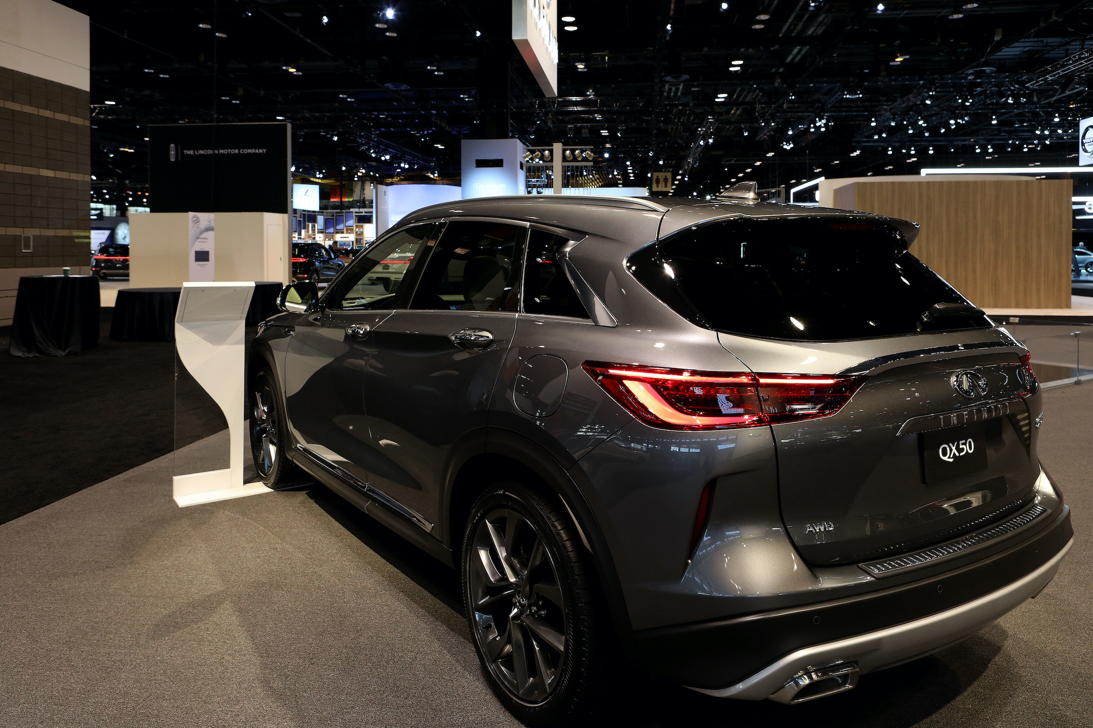 2019 Infiniti QX50 is on display at the 111th Annual Chicago Auto Show at McCormick Place