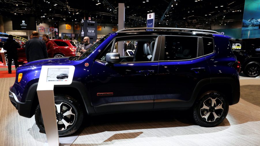 2020 Jeep Renegade is on display at the 112th Annual Chicago Auto Show at McCormick Place
