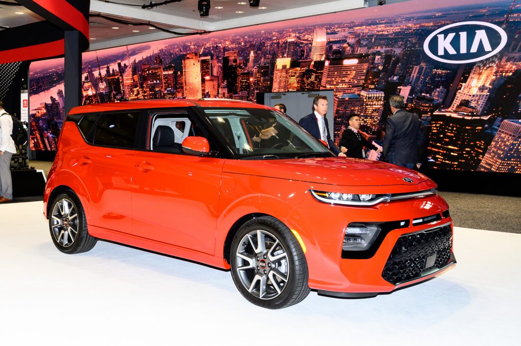 Kia Soul seen at the New York International Auto Show