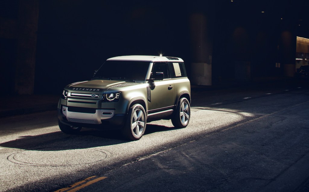 The Land Rover Defender is the brand's newest off-roading SUV.
