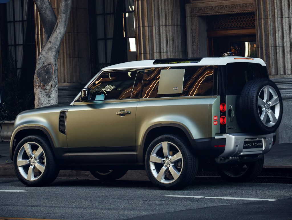 The Land Rover Defender is the brand's newest off-roading SUV.