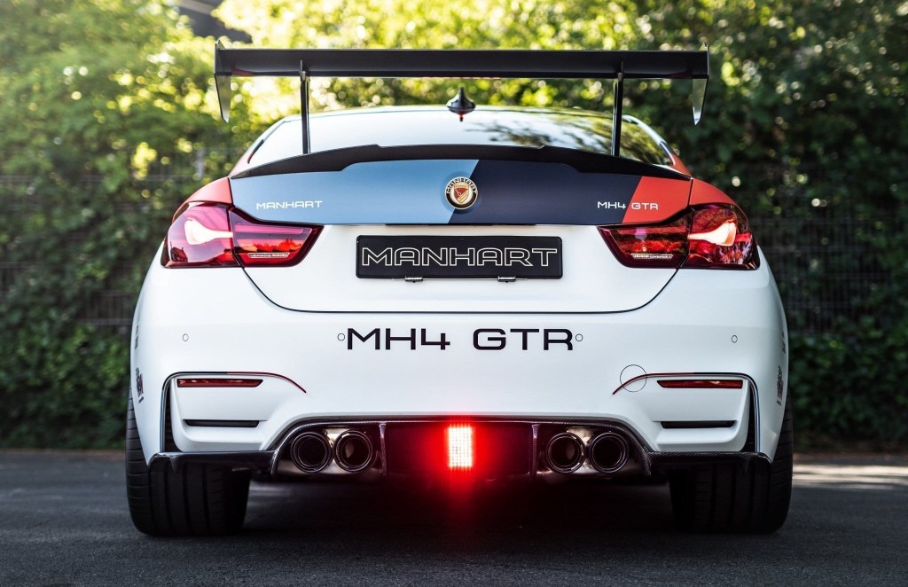 The rear of the Manhart MH4 GTR
