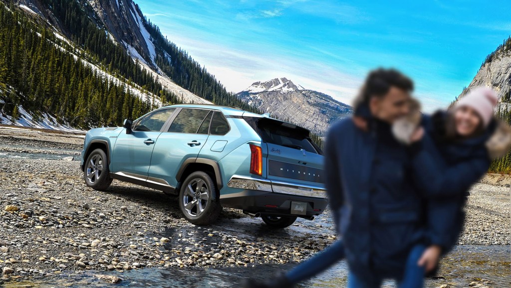 An image of a Mitsuoka Buddy outdoors.