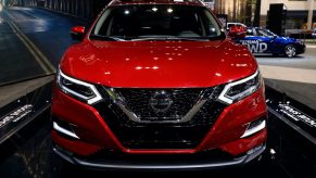 2020 Nissan Rogue Sport is on display at the 111th Annual Chicago Auto Show