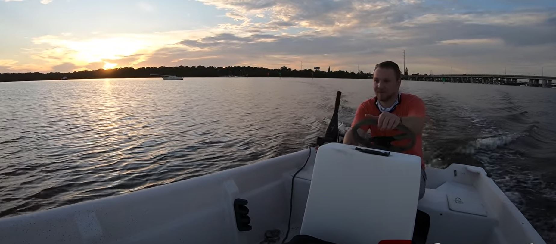 A restored 2003 Sea-N-Sport goes out on its first sea trial 