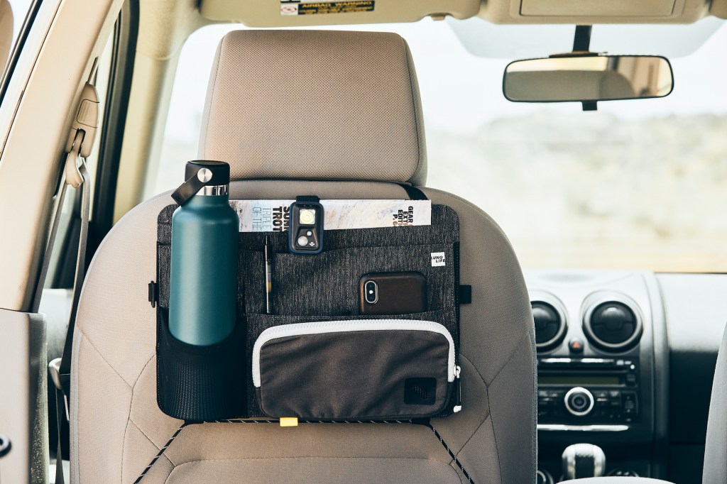 Luno seat back camper storage