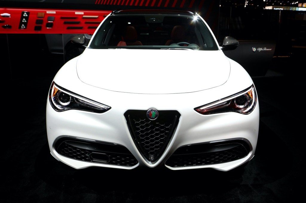 2020 Alfa Romeo Stelvio is on display at the 112th Annual Chicago Auto Show