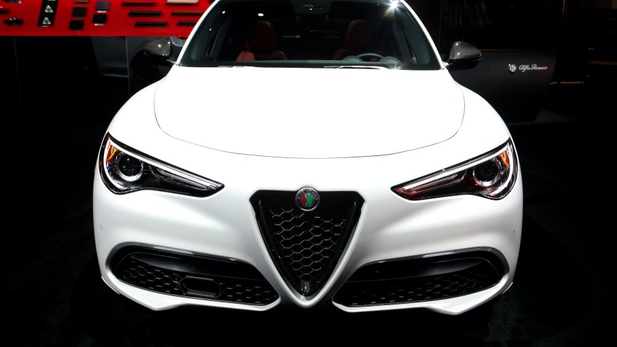 2020 Alfa Romeo Stelvio is on display at the 112th Annual Chicago Auto Show