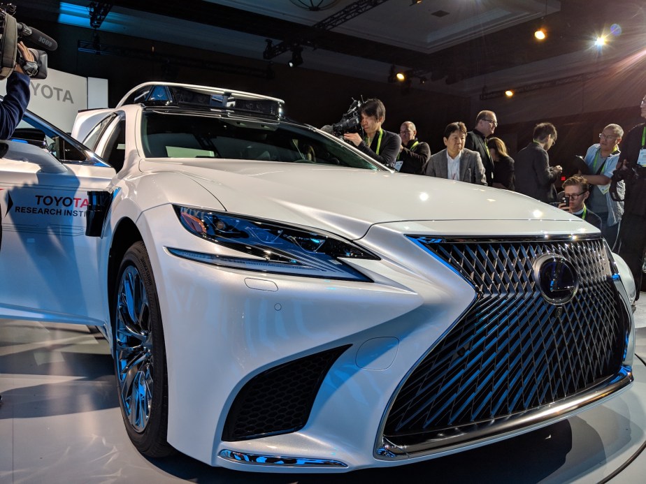 Toyota will present its new test car based on a Lexus model for the development of driver assistance and robot car technologies