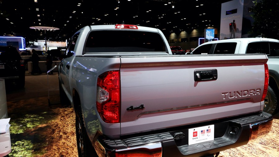 2020 Toyota Tundra Trail Special Edition is on display at the 112th Annual Chicago Auto Show
