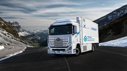 The Hyundai Xcient Fuel Cell Semi Truck Finally Arrived