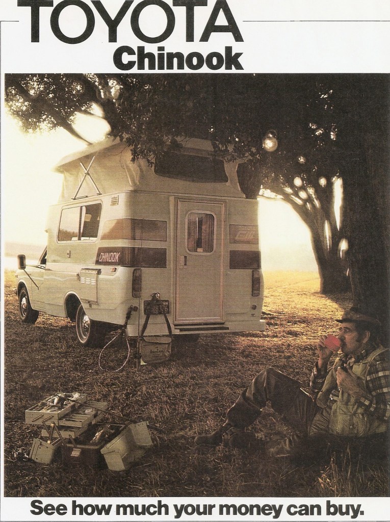 original brochure for the Toyota Chinook | Toyota