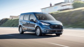 2020 Ford Transit Connect driving on highway