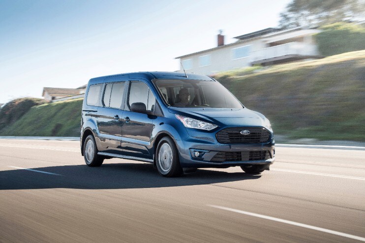2020 Ford Transit Connect driving on highway