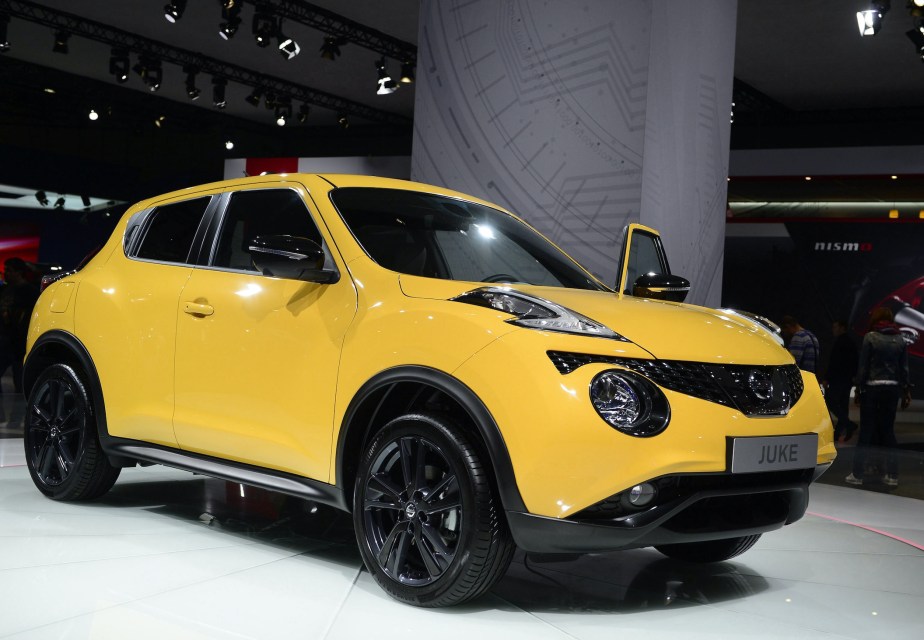 Nissan Juke model car on exhibition
