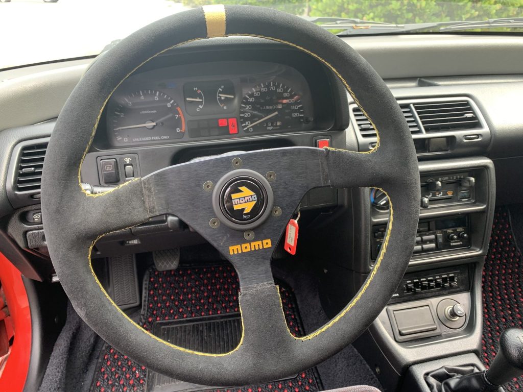 1991 Honda Civic with a Sparco steering wheel