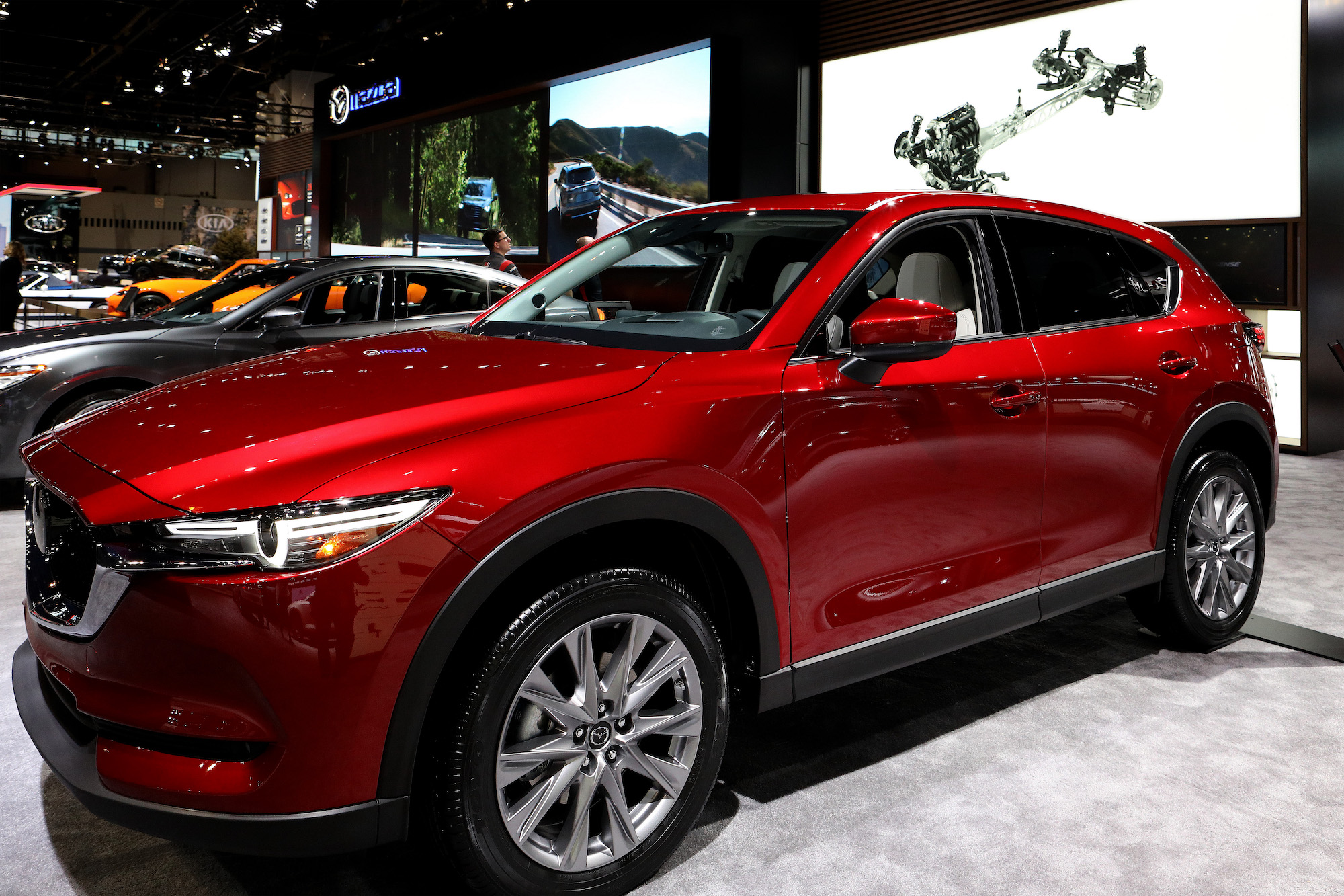 2019 Mazda CX-5 is on display at the 111th Annual Chicago Auto Show at McCormick Place in Chicago, Illinois on February 8, 2019.