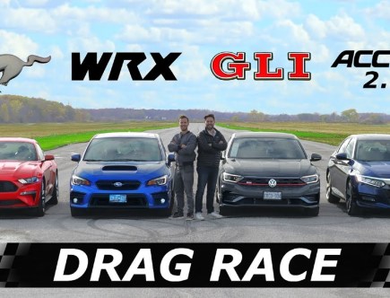 Which Is the Faster Turbo Four, a Ford Mustang EcoBoost or a Volkswagen Jetta GLI?