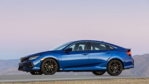 A 2020 Honda Civic Si sedan
