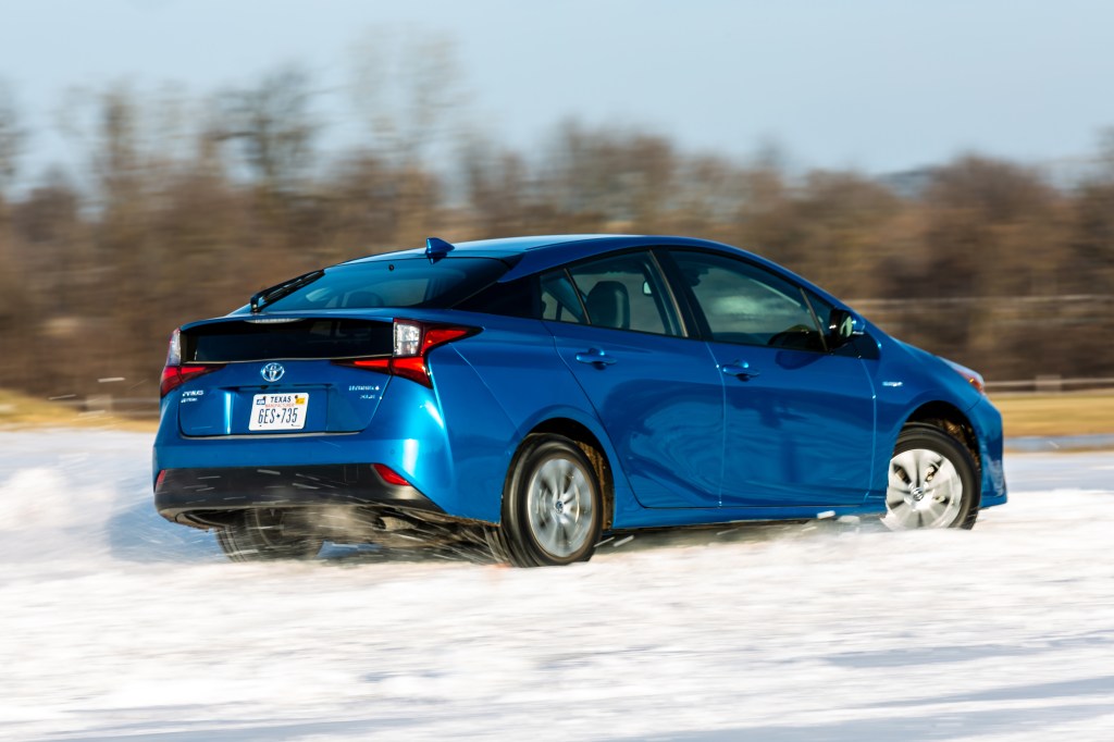 2021 Toyota Prius XLE in Snow