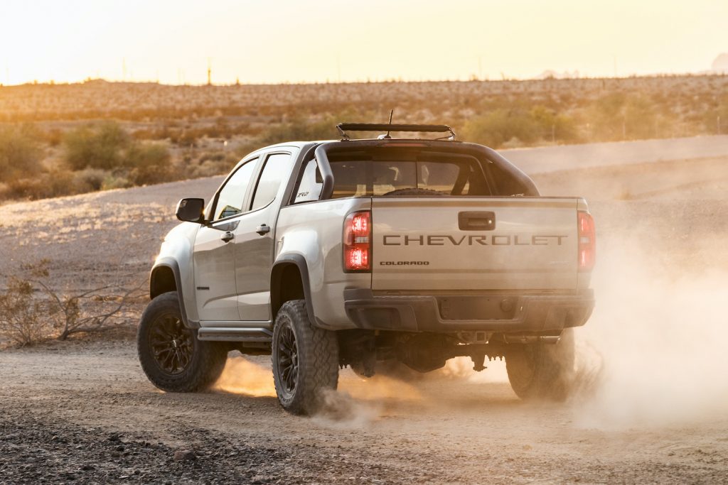 The 2021 Chevrolet Colorado ZR2 hits the trails