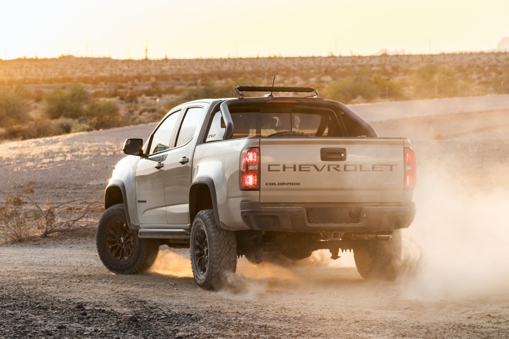 The 2021 Chevrolet Colorado ZR2 hits the trails