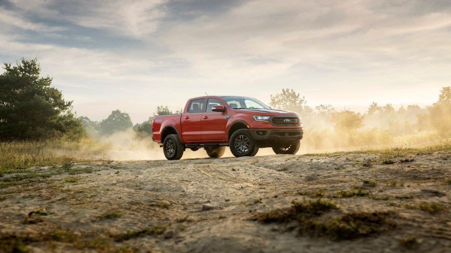 The 2021 Ford Ranger on the trails