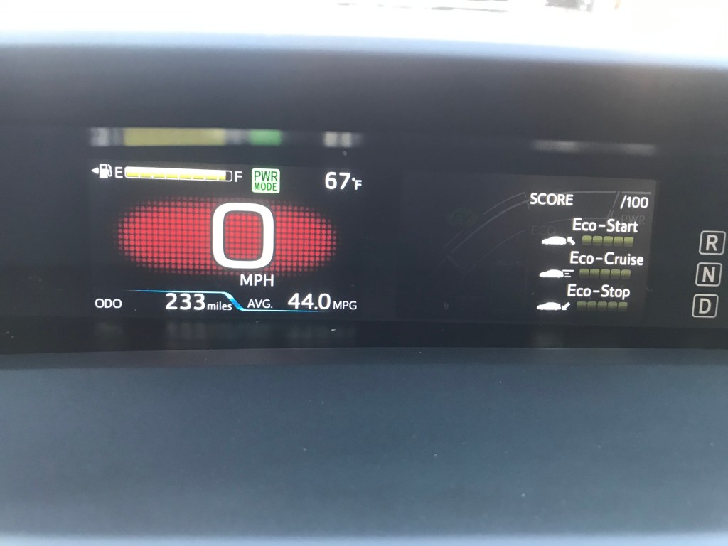 2021 Toyota Prius AWD eco score