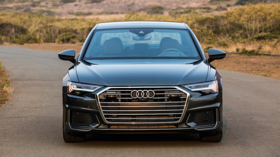 A photo of the Audi A6 outdoors.