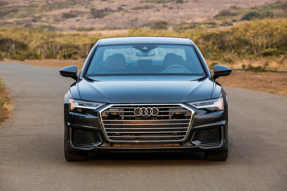 A photo of the Audi A6 outdoors.