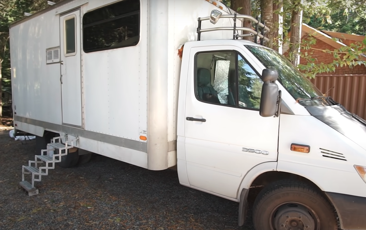This Old Box Truck Made A Great Camper Conversion For 1 Couple