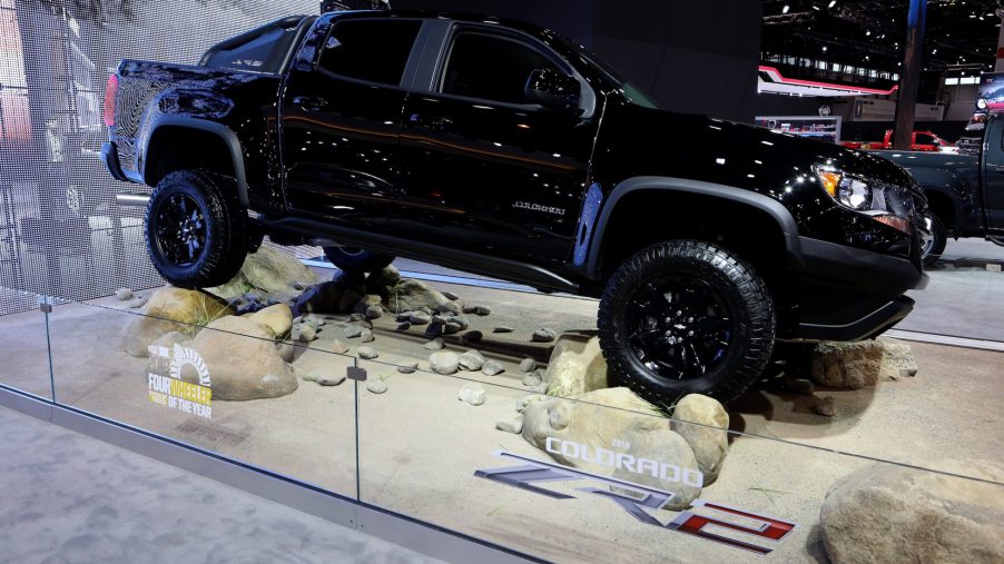 2018 Chevrolet Colorado ZR2 is on display at the 110th Annual Chicago Auto Show