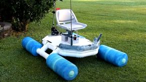 Homemade personal-sized boat