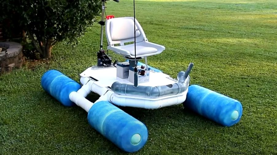 Homemade personal-sized boat