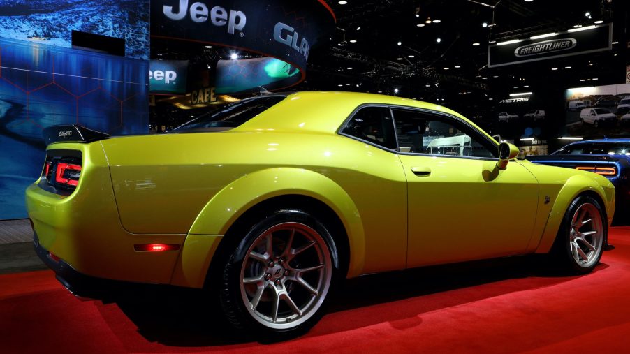 2020 Dodge Challenger SXT is on display at the 112th Annual Chicago Auto Show