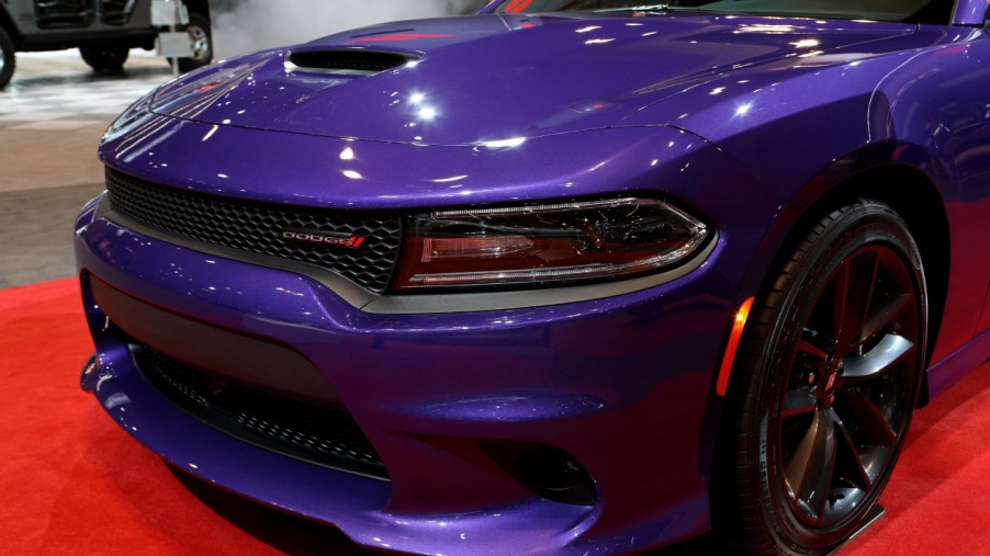 A Dodge Charger GT on display at an auto show