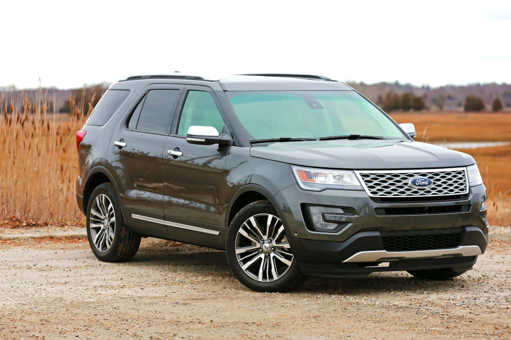 A photo of a 2017 Ford Explorer Outdoors.