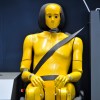 An image of a crash test dummy used for vehicle testing.