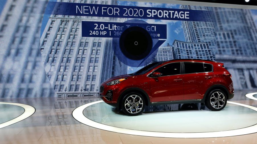 2020 Kia Sportage is on display at the 111th Annual Chicago Auto Show