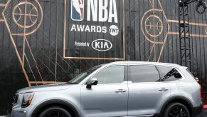 A Kia Telluride is seen during the 2019 NBA Awards presented by Kia on TNT