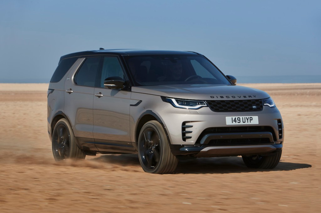 A photo of the 2021 Land Rover Defender outdoors.