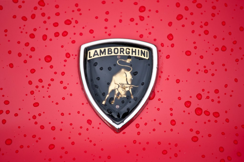 Badge Logo of Lamborghini Countach 5000 Quattro Valvole