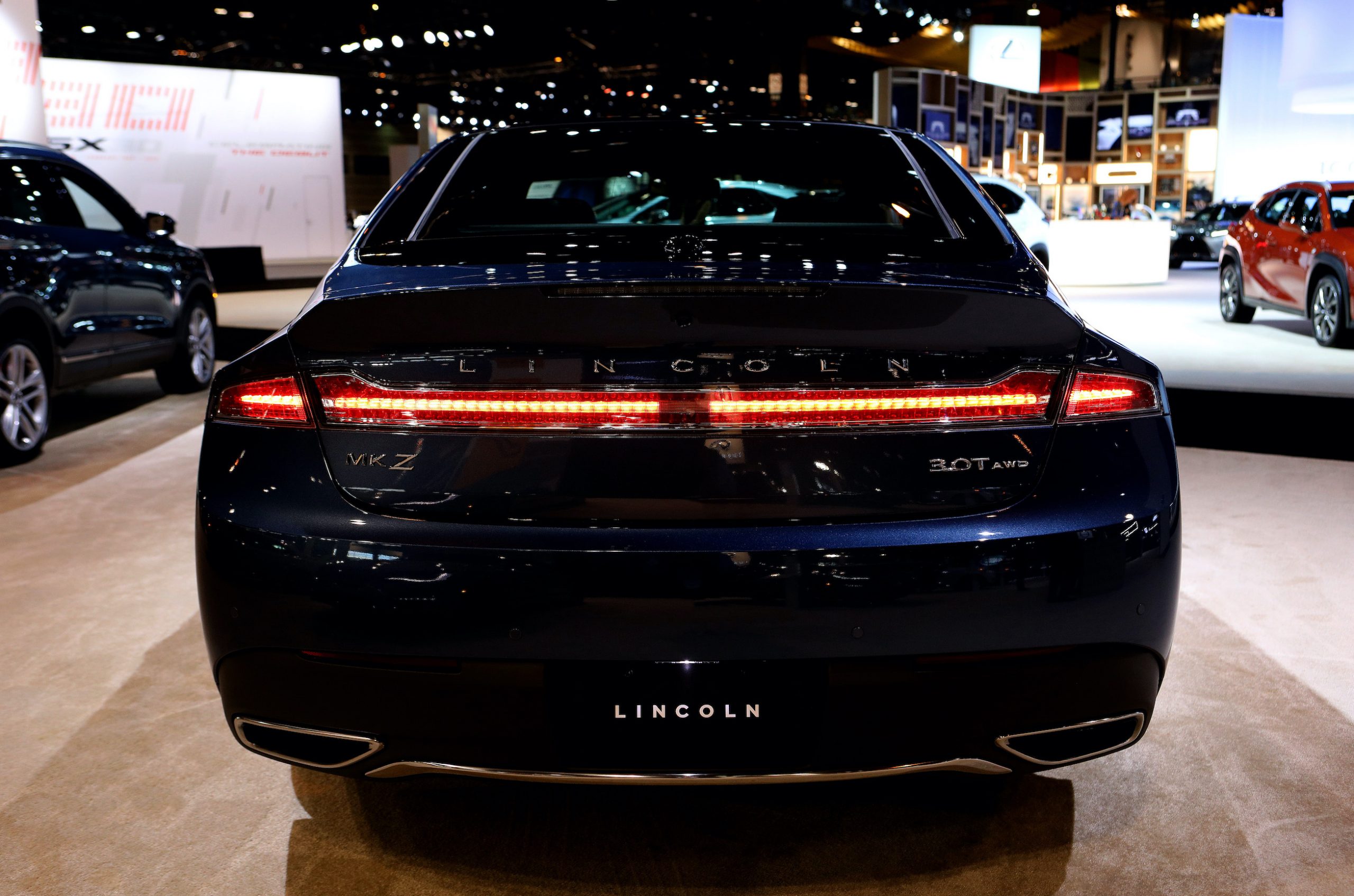 2019 Lincoln MKZ is on display at the 111th Annual Chicago Auto Show
