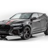 The black-and-red Audi RS Q8 tuned by Mansory